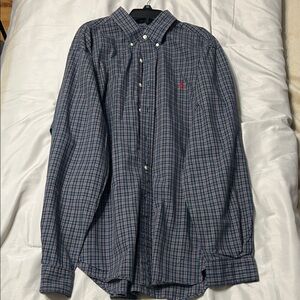 Ralph Lauren Blue Label Navy and Red Check Shirt